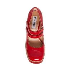 SteveMadden All New TWICE RED PATENT