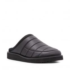 SteveMadden PSLIDE BLACK FABRIC