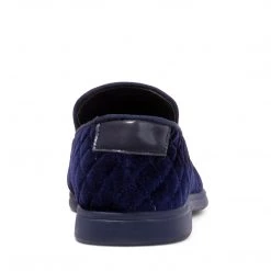 SteveMadden QUINCY BLUE VELOUR MEN'S SHOES