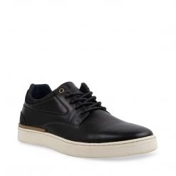 SteveMadden BEAMON BLACK LEATHER MEN'S SHOES