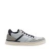 SteveMadden MEN'S SHOES BRYON WHITE/BLUE LEATHER