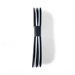 SteveMadden Socks & Shoe Care 5PK WOMEN'S BLACK/WHITE FOOTIE SOCKS