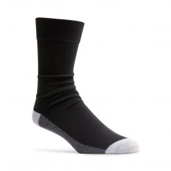 SteveMadden MEN'S SHOES 4PK MEN'S BLACK/GREY SOCKS