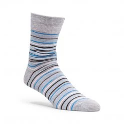 SteveMadden MEN'S SHOES 5PK MEN'S GREY/BLUE SOCKS