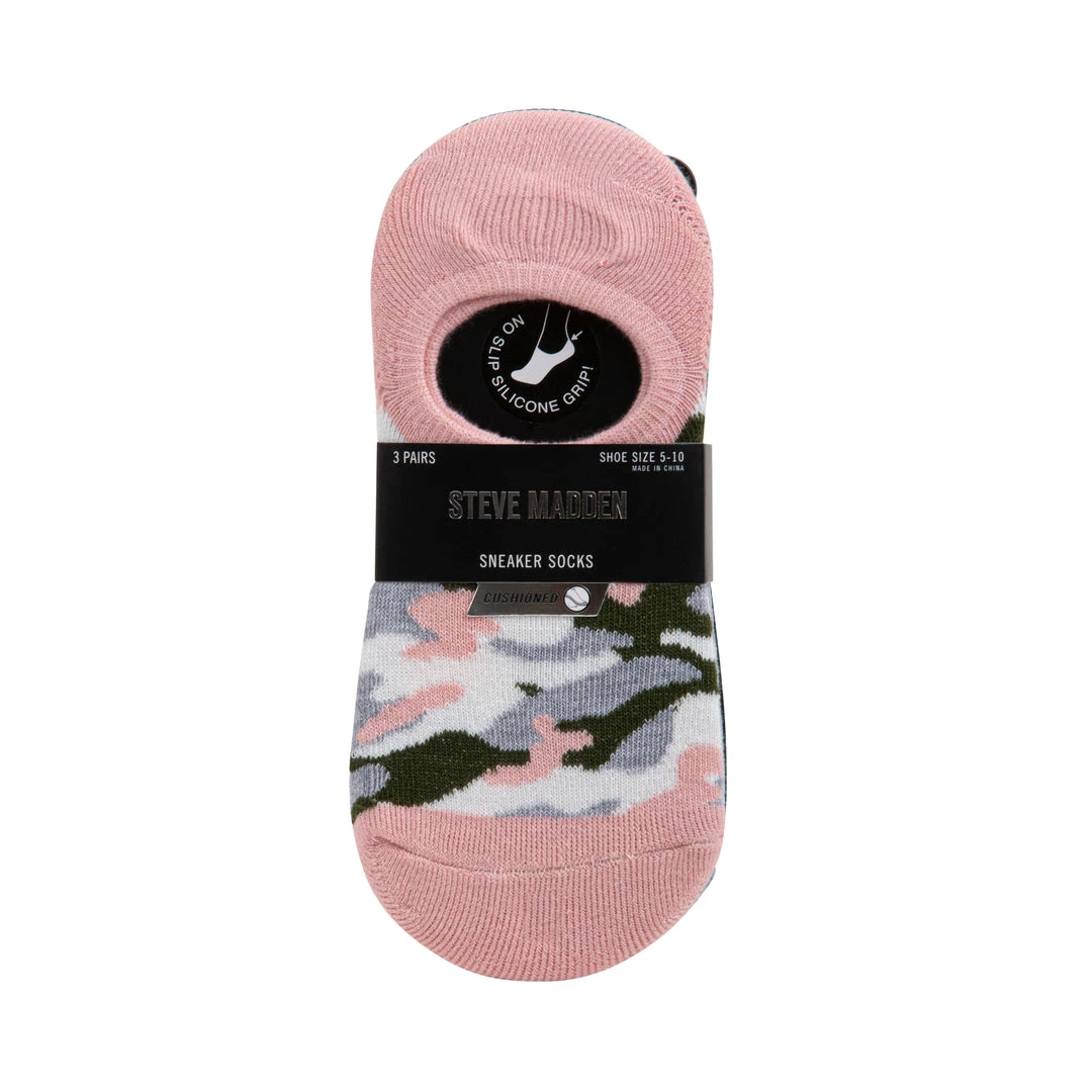 SteveMadden 3PK WOMEN'S BLUSH MULTI SNEAKER SOCKS Pretty Pinks 1 SteveMadden 3PK WOMEN'S BLUSH MULTI SNEAKER SOCKS Pretty Pinks