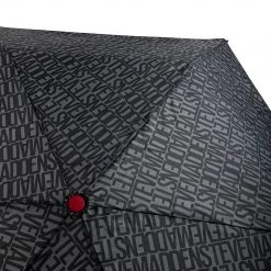 SteveMadden All New BLACK LOGO UMBRELLA