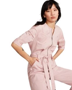 SteveMadden All New FLYING PRIVATE JUMPSUIT PINK