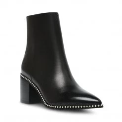 SteveMadden AQUARIUS BLACK LEATHER