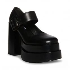 SteveMadden CARLY BLACK LEATHER