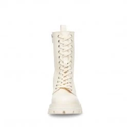 SteveMadden EBBA NATURAL LEATHER Super Platforms