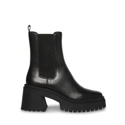 SteveMadden All New FYNN BLACK LEATHER