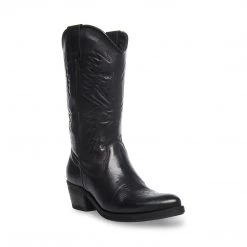 SteveMadden HAYWARD BLACK LEATHER