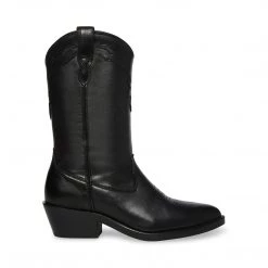 SteveMadden All New LAREDO BLACK LEATHER