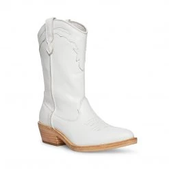 SteveMadden All New LAREDO WHITE LEATHER