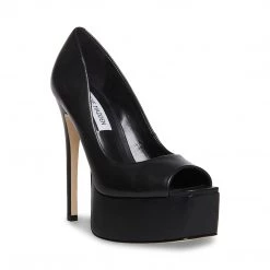 SteveMadden LUST BLACK LEATHER