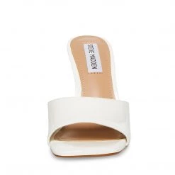 SteveMadden SIGNALL WHITE PATENT All New