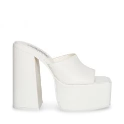 SteveMadden TRIXIE WHITE LEATHER