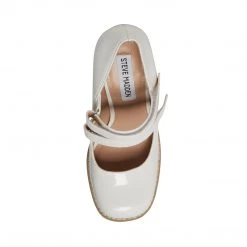 SteveMadden All New TWICE WHITE PATENT