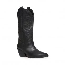 SteveMadden WEST BLACK LEATHER
