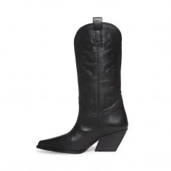 SteveMadden WEST BLACK LEATHER