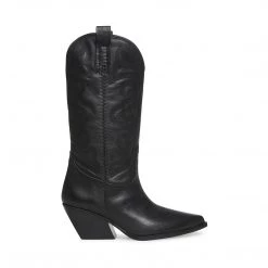 SteveMadden WEST BLACK LEATHER