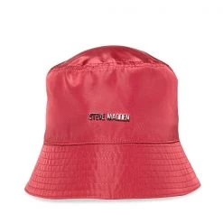 SteveMadden NYLON BUCKET HAT BURGUNDY