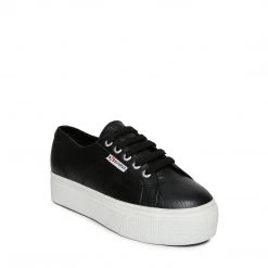 SteveMadden WOMEN'S SHOES S00C790 BLACK LEATHER