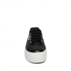 SteveMadden WOMEN'S SHOES S00C790 BLACK LEATHER